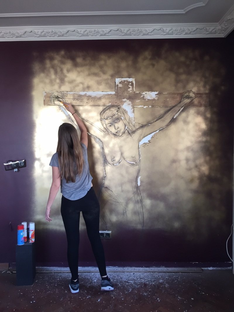 Melisa King, painting
